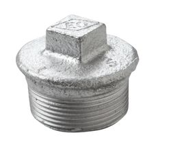 Bouchon fileté, fonte noire, 1/4" M, Atusa
